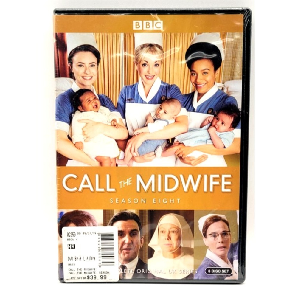 Call the Midwife: Season 8, 3 DVD set Region 1, BBC series FACTORY SEALED NEW
